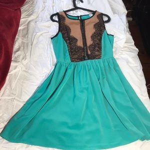Aqua Cocktail Dress 👗
